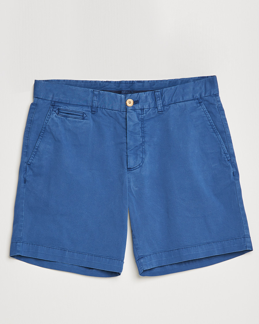 Herre | Shorts | Morris | Light Twill Chino Shorts Blue