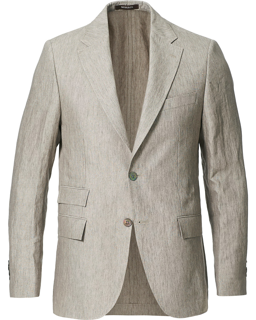 Herre | Blazere & jakker | Morris Heritage | Keith Linen Suit Blazer Khaki