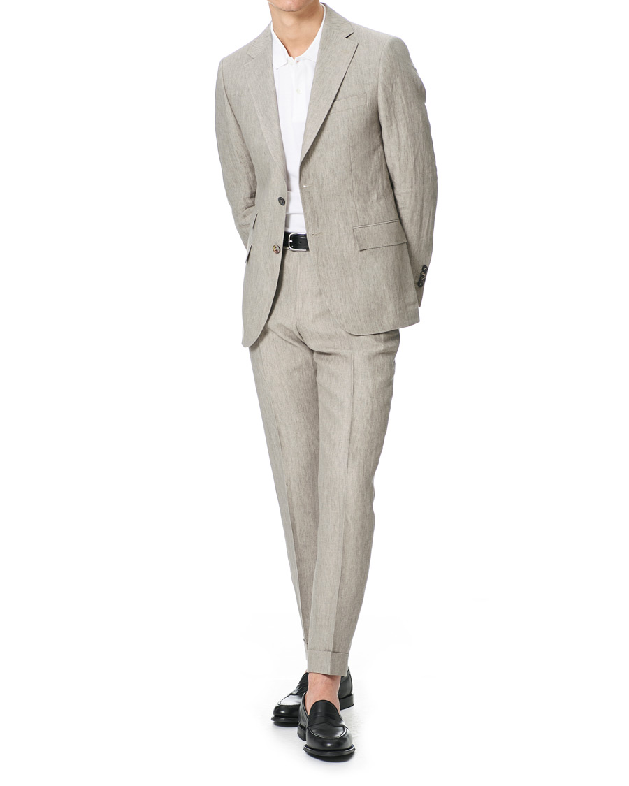Herre | Blazere & jakker | Morris Heritage | Keith Linen Suit Blazer Khaki