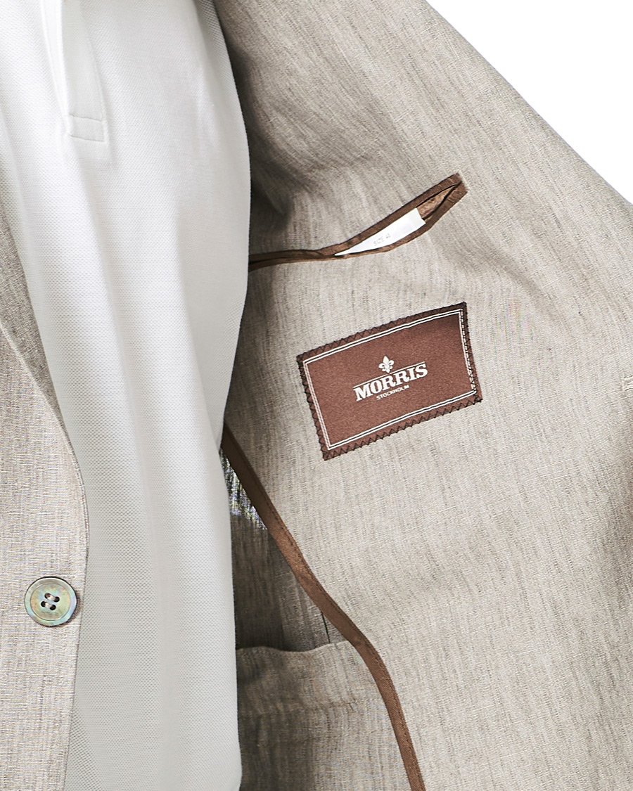 Herre | Blazere & jakker | Morris Heritage | Keith Linen Suit Blazer Khaki