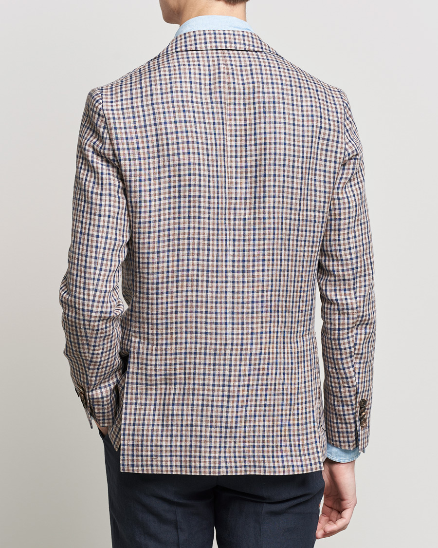 Herre | Blazere & jakker | Morris Heritage | Mike Patch Pocket Checked Blazer Brown