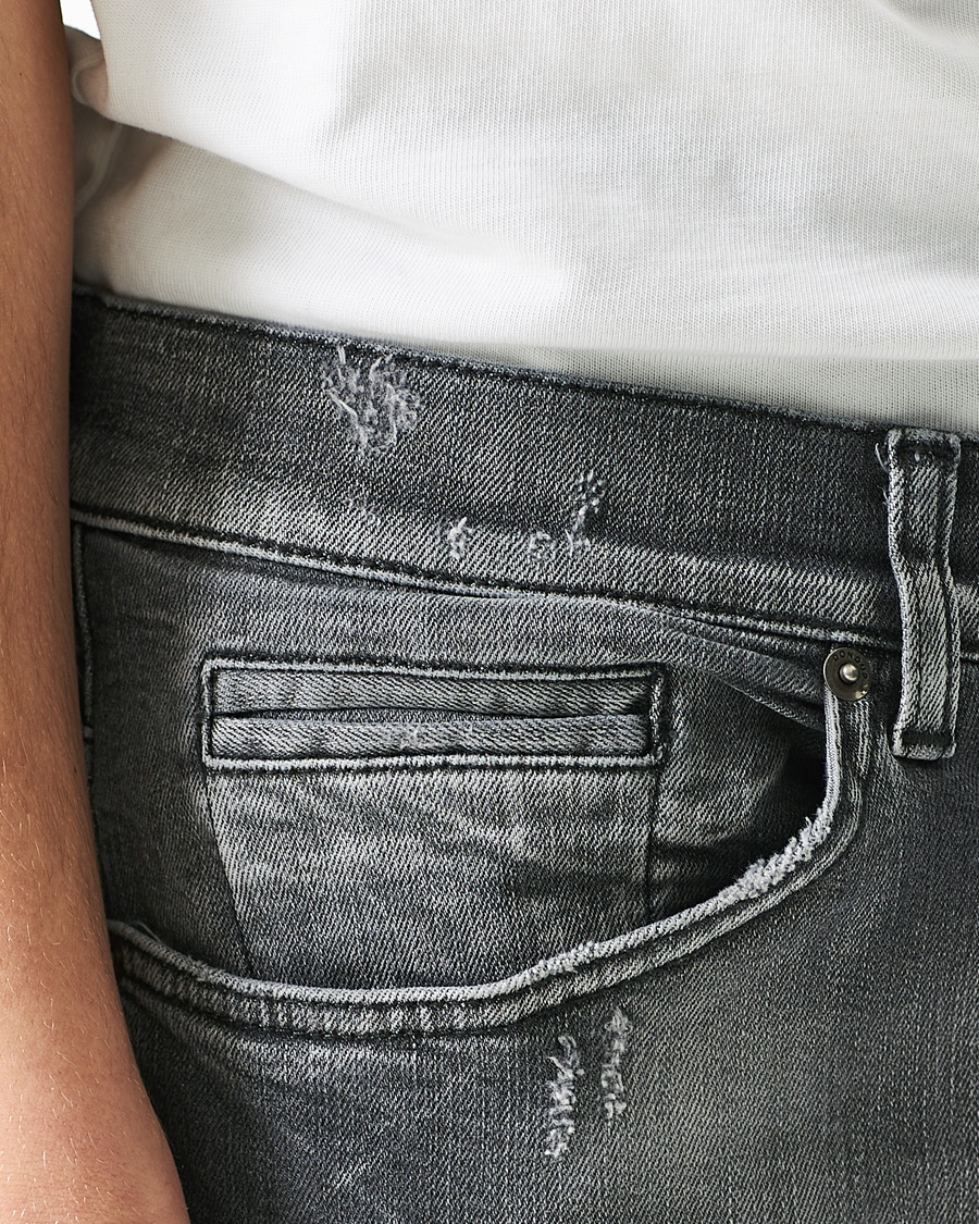 Herre | Jeans | Dondup | George Jeans Destoryed Medium Grey
