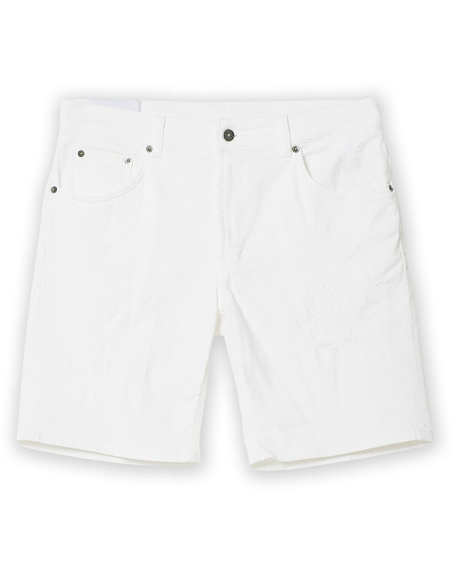 Herre | Shorts | Dondup | Derek Denim Shorts Detroyed White