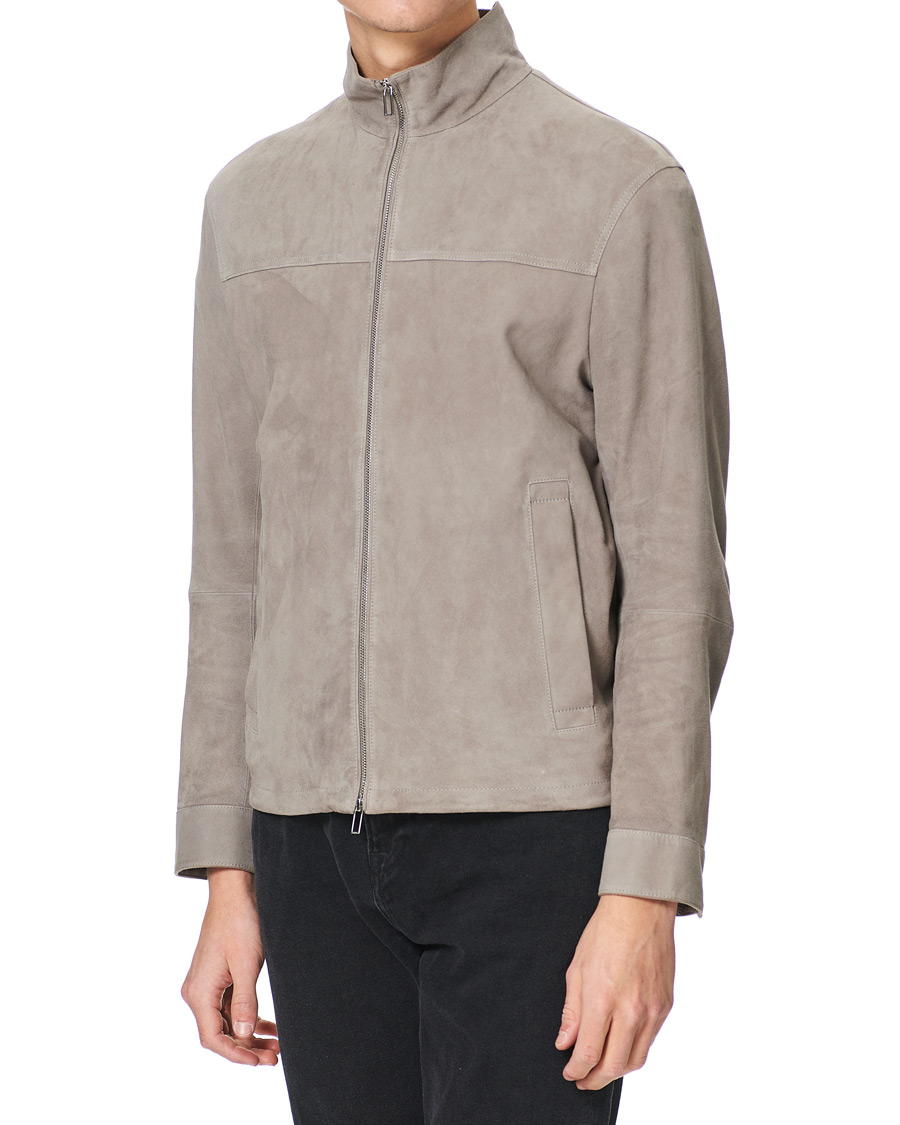 Herre | Jakker | Emporio Armani | Suede Jacket Sand