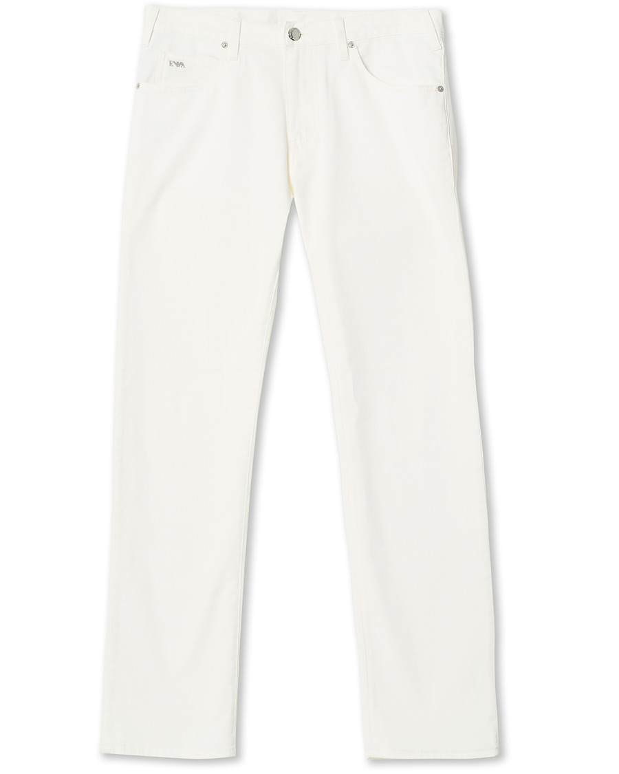 Herre | Bukser | Emporio Armani | Cotton 5-pocket White