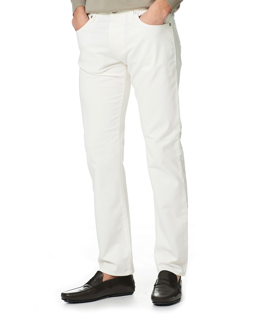 Herre | Bukser | Emporio Armani | Cotton 5-pocket White