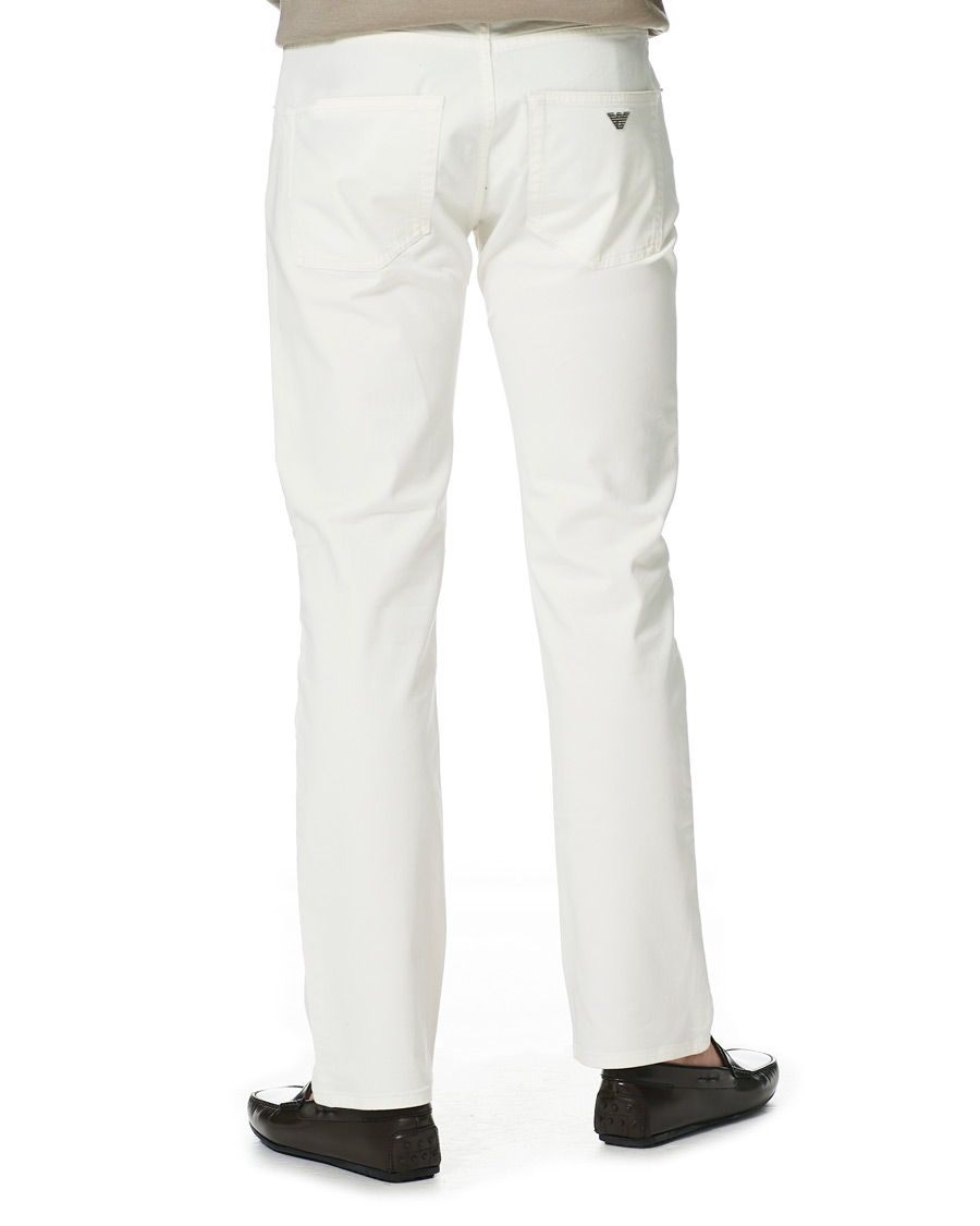 Herre | Bukser | Emporio Armani | Cotton 5-pocket White