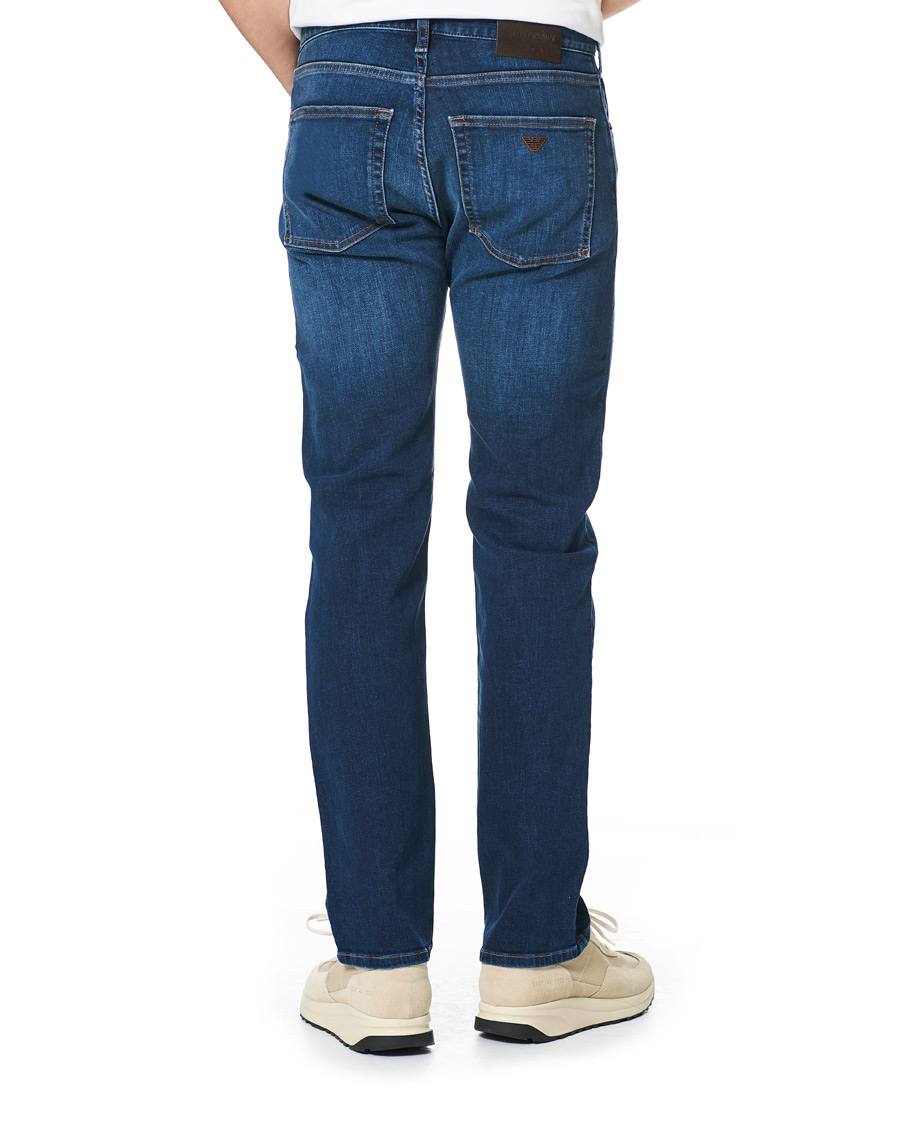 Herre | Jeans | Emporio Armani | Regular Fit Jeans Dark Blue