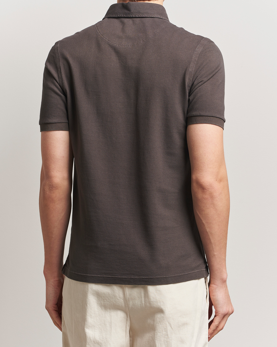 Herre | Polotrøjer | Gran Sasso | Washed Polo Brown