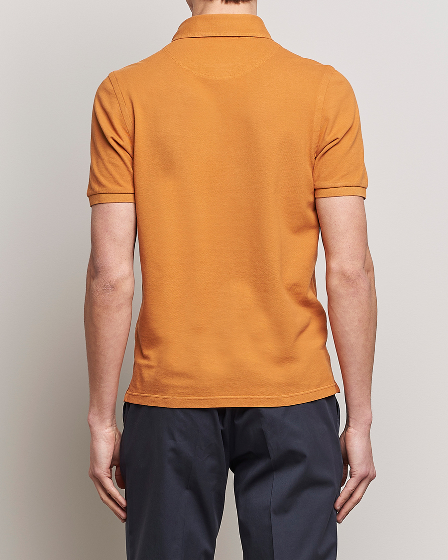 Herre | Polotrøjer | Gran Sasso | Washed Polo Orange