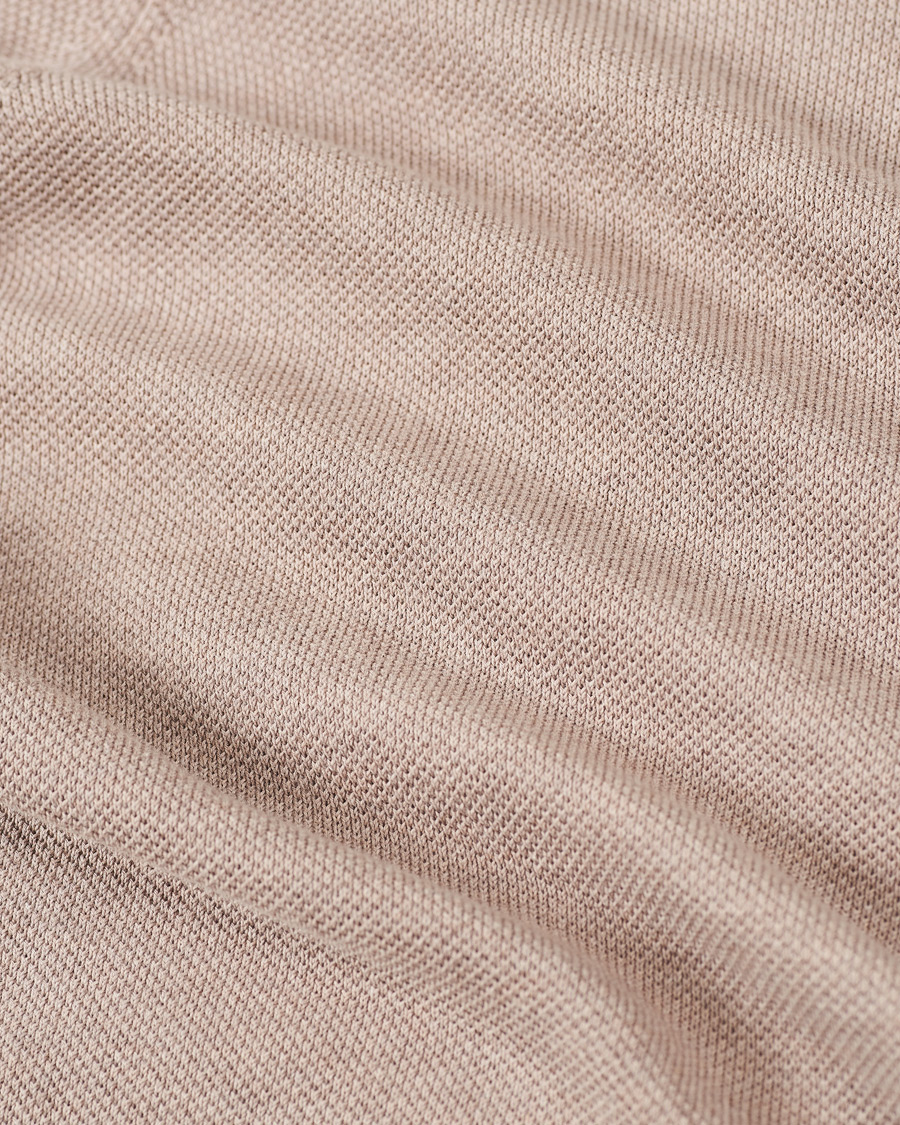 Herre | Polotrøjer | Gran Sasso | Knitted One Piece Collar Polo Beige