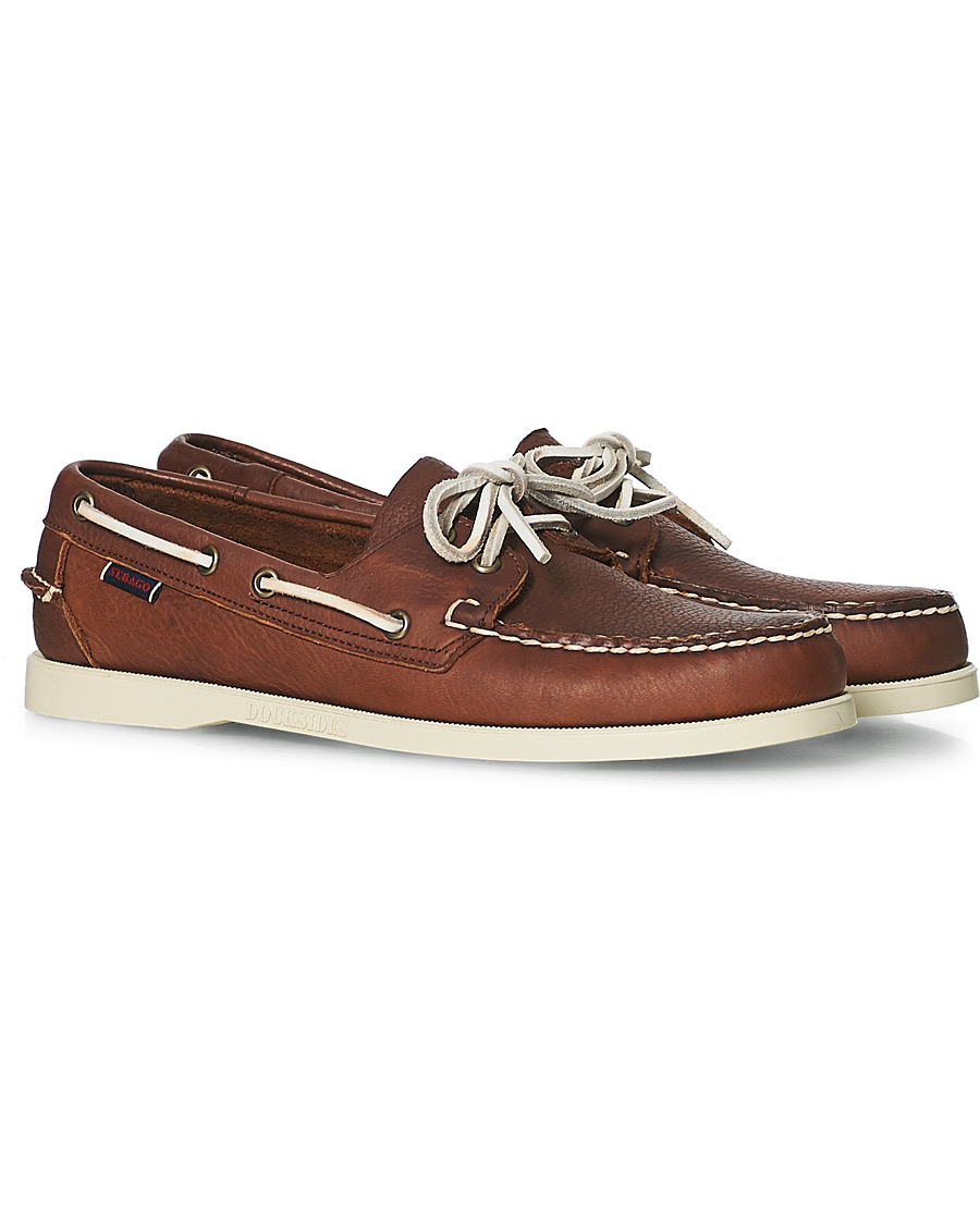 Herre | Sebago Docksides Boat Shoe Portland Brown | Sebago | Docksides Boat Shoe Portland Brown