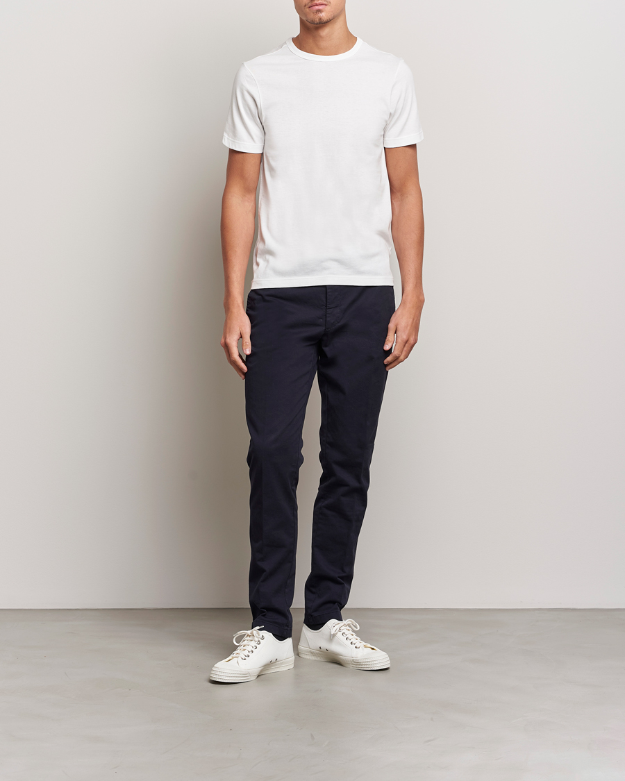 Herre | T-Shirts | Merz b. Schwanen | 1950s Classic Loopwheeled T-shirt White