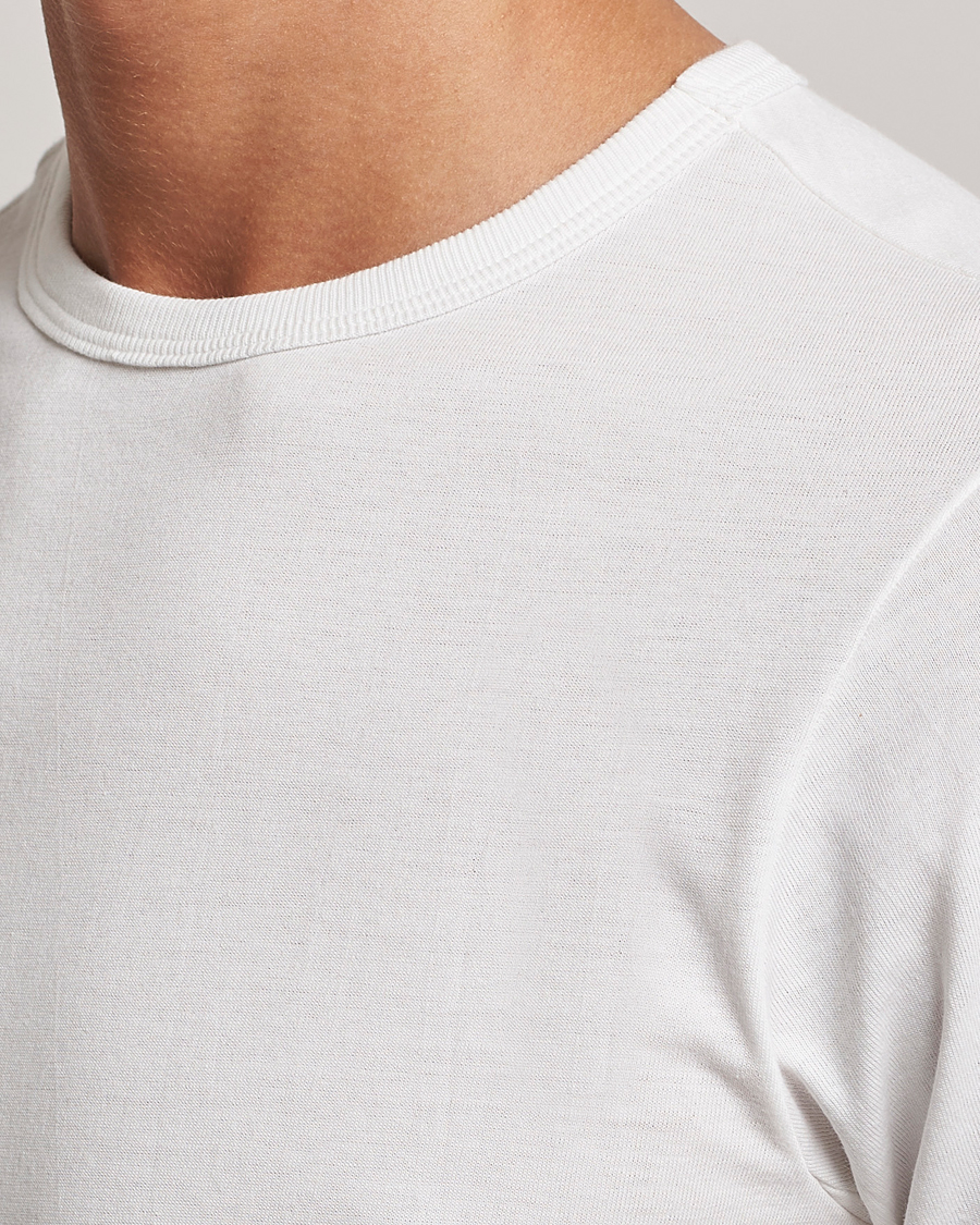 Herre | T-Shirts | Merz b. Schwanen | 1950s Classic Loopwheeled T-shirt White