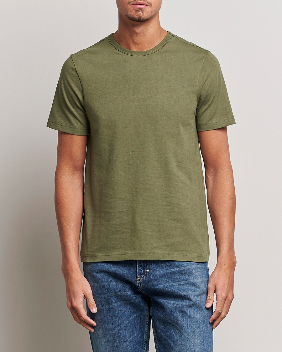 Herre | Contemporary Creators | Merz b. Schwanen | 1950s Classic Loopwheeled Tee Army