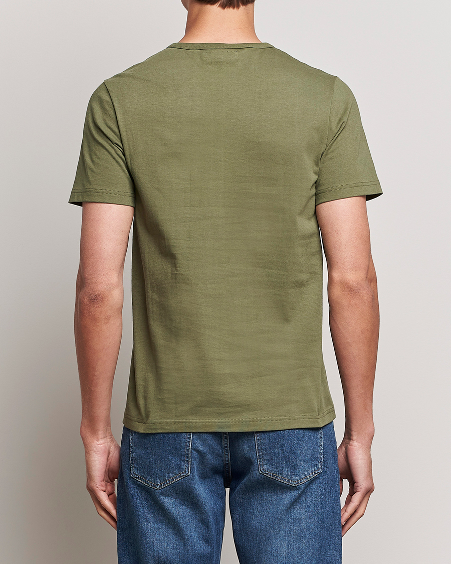 Herre | T-Shirts | Merz b. Schwanen | 1950s Classic Loopwheeled T-shirt Army