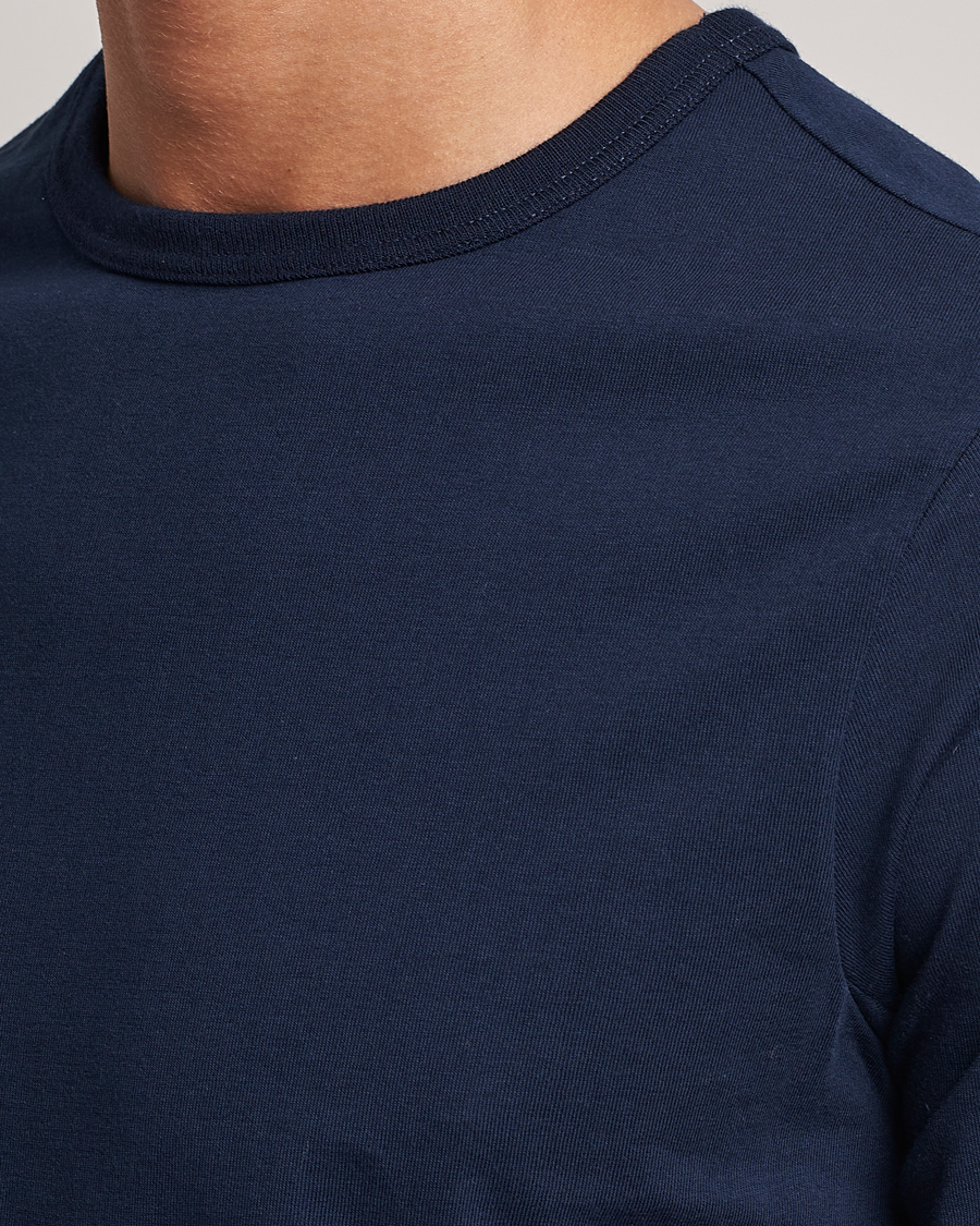 Herre | T-Shirts | Merz b. Schwanen | 1950s Classic Loopwheeled Ink Blue