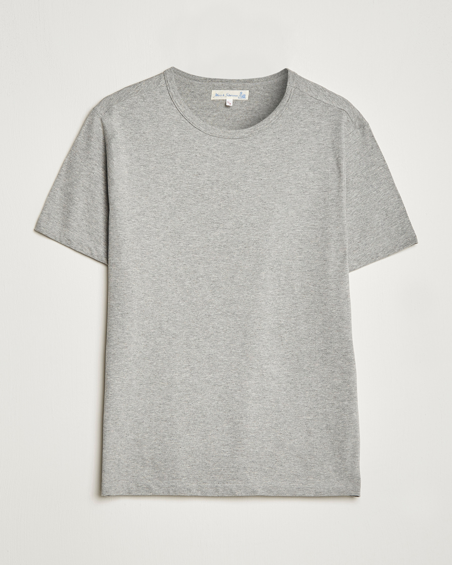 Herre |  | Merz b. Schwanen | 1950s Classic Loopwheeled Tee Grey Mel