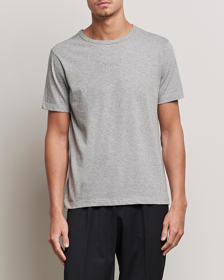 Herre | Contemporary Creators | Merz b. Schwanen | 1950s Classic Loopwheeled Tee Grey Mel