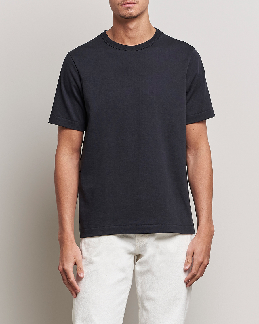 Herre | Afdelinger | Merz b. Schwanen | Relaxed Loopwheeled Sturdy Tee Charcoal