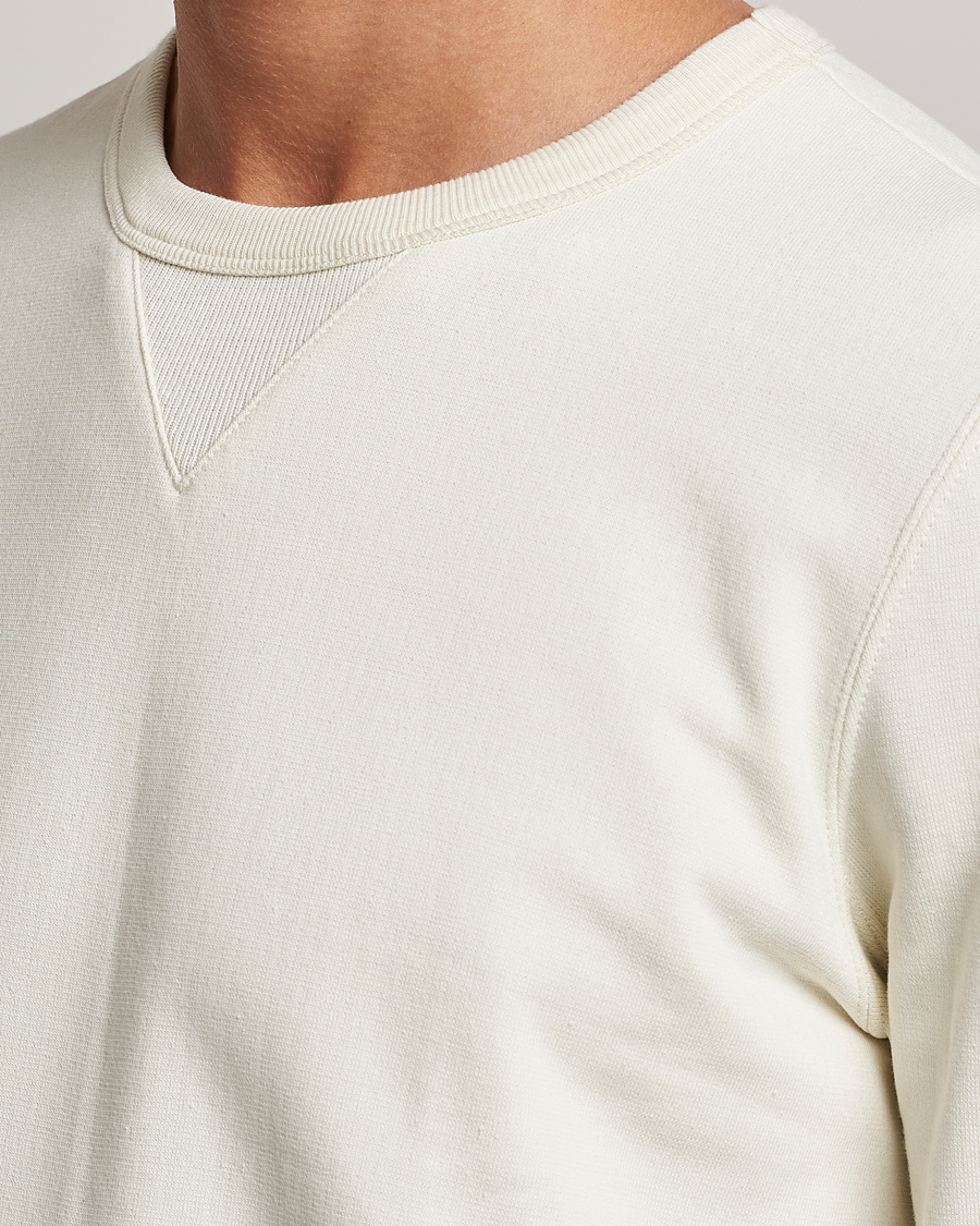 Herre | Trøjer | Merz b. Schwanen | Organic Cotton Crew Neck Sweat Oat