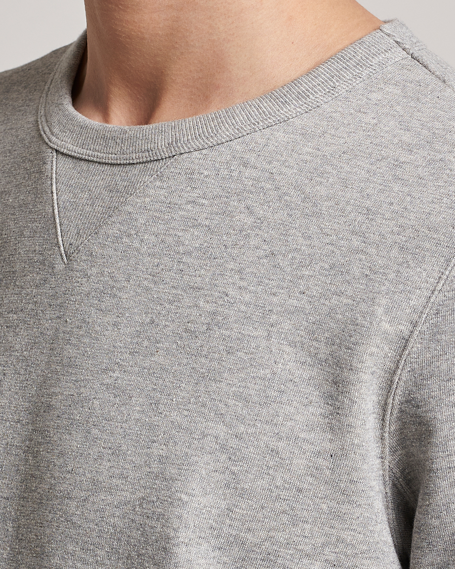 Herre | Trøjer | Merz b. Schwanen | Organic Cotton Crew Neck Sweat Grey Mel