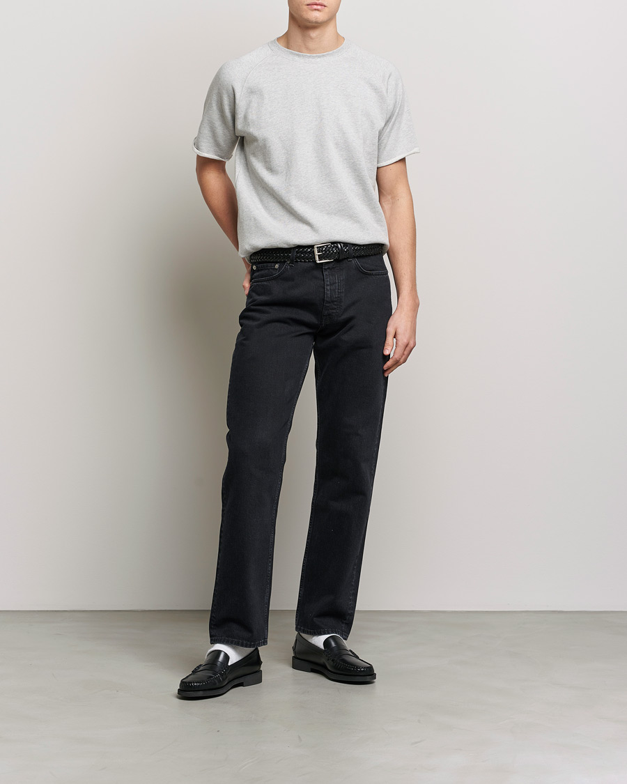 Herre | T-Shirts | BEAMS PLUS | Cut Off Sweatshirt Heather Grey