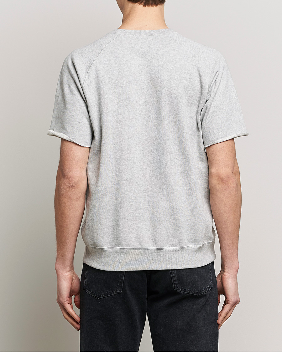 Herre | T-Shirts | BEAMS PLUS | Cut Off Sweatshirt Heather Grey