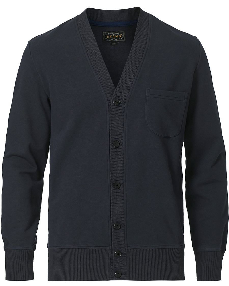 Herre | Trøjer | BEAMS PLUS | Cardigan Sweater Navy
