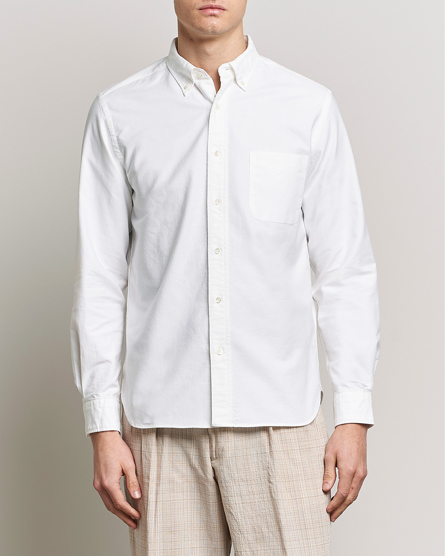 Herre | BEAMS PLUS | BEAMS PLUS | Oxford Button Down Shirt White