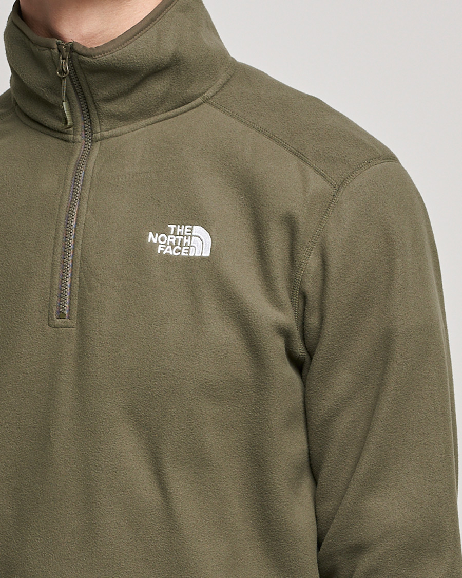 Herre | Trøjer | The North Face | 100 Glacier 1/4 Zip Taupe Green