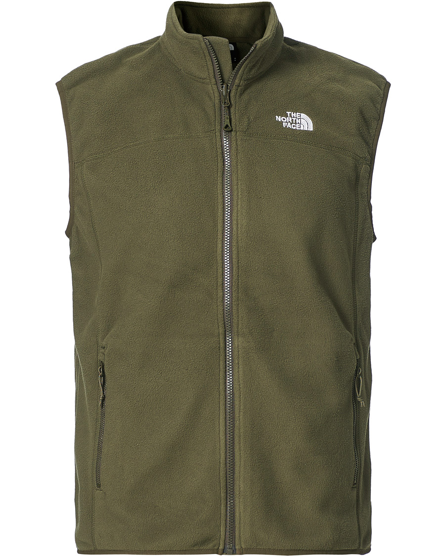 Herre | Jakker | The North Face | 100 Glacier Vest Taupe Green