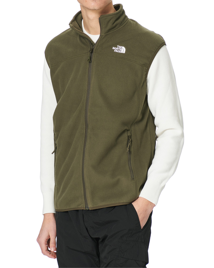 Herre | Jakker | The North Face | 100 Glacier Vest Taupe Green