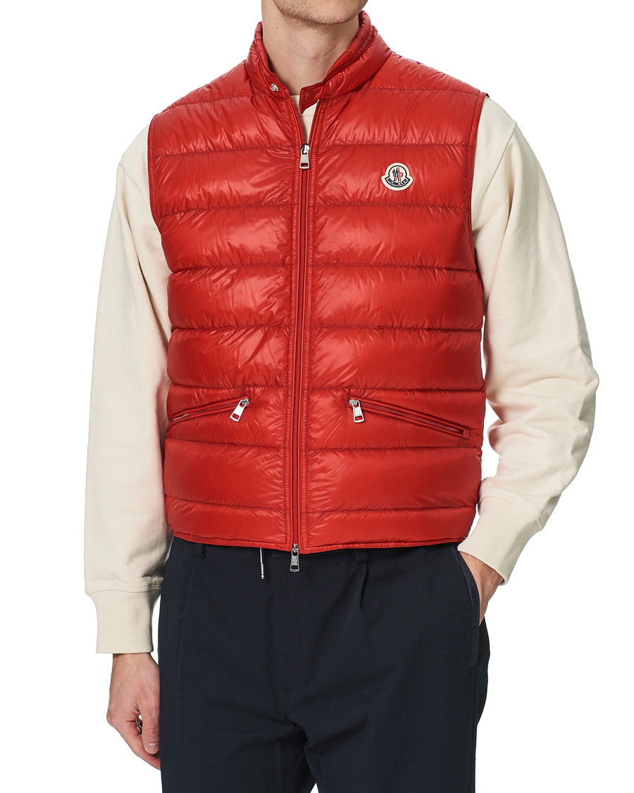 Herre | Jakker | Moncler | Gui Down Vest Red