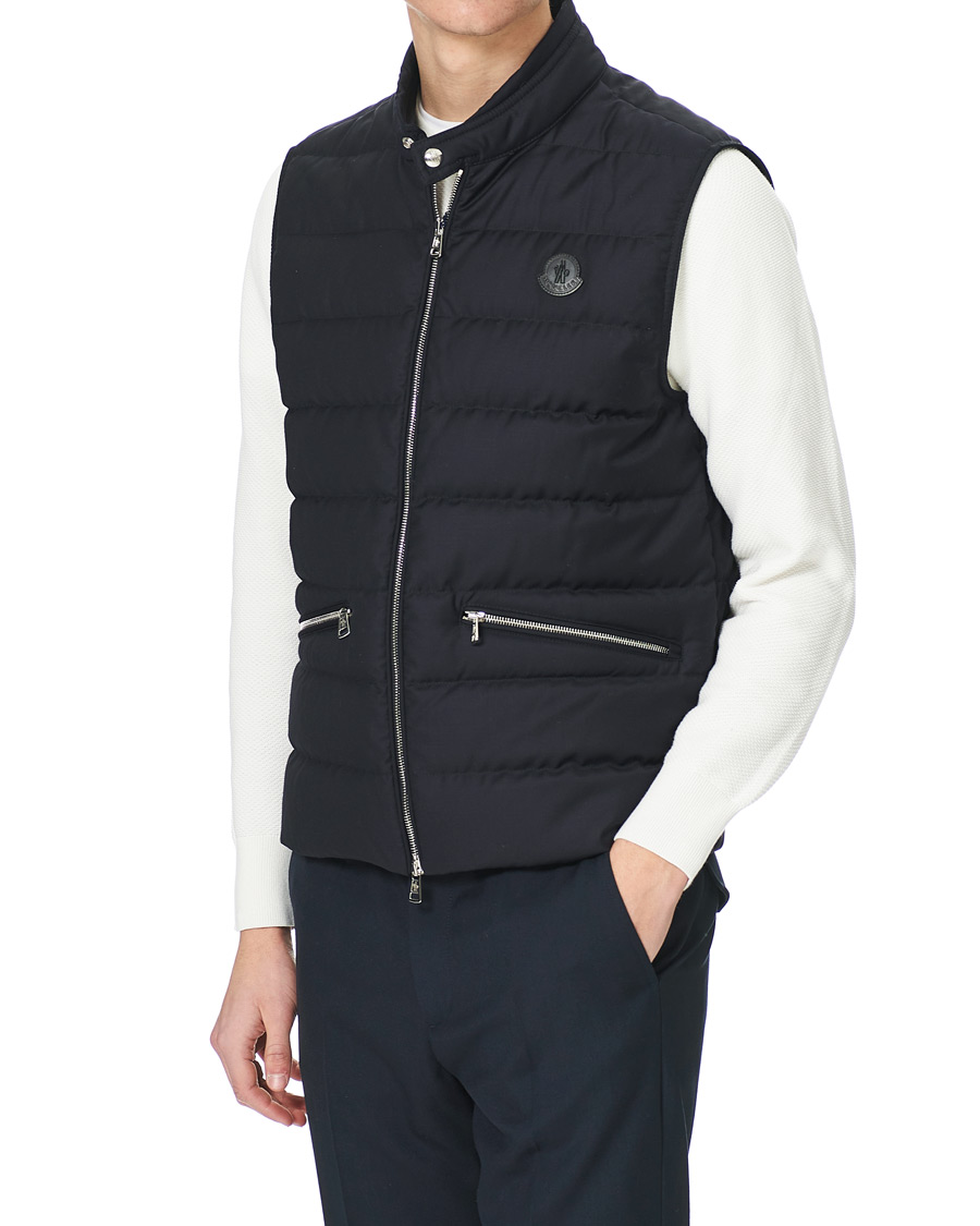 Herre | Jakker | Moncler | Gallienne Down Vest Navy