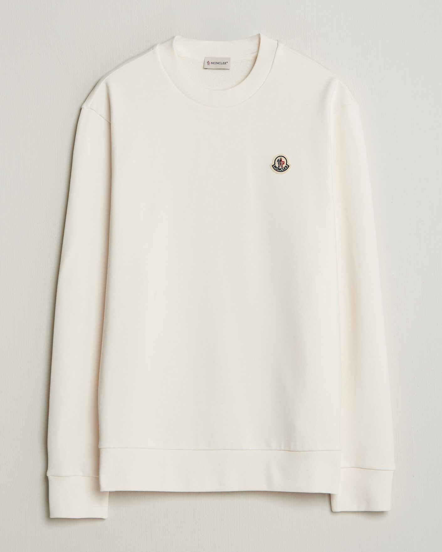 Herre | Trøjer | Moncler | Logo Sweatshirt White