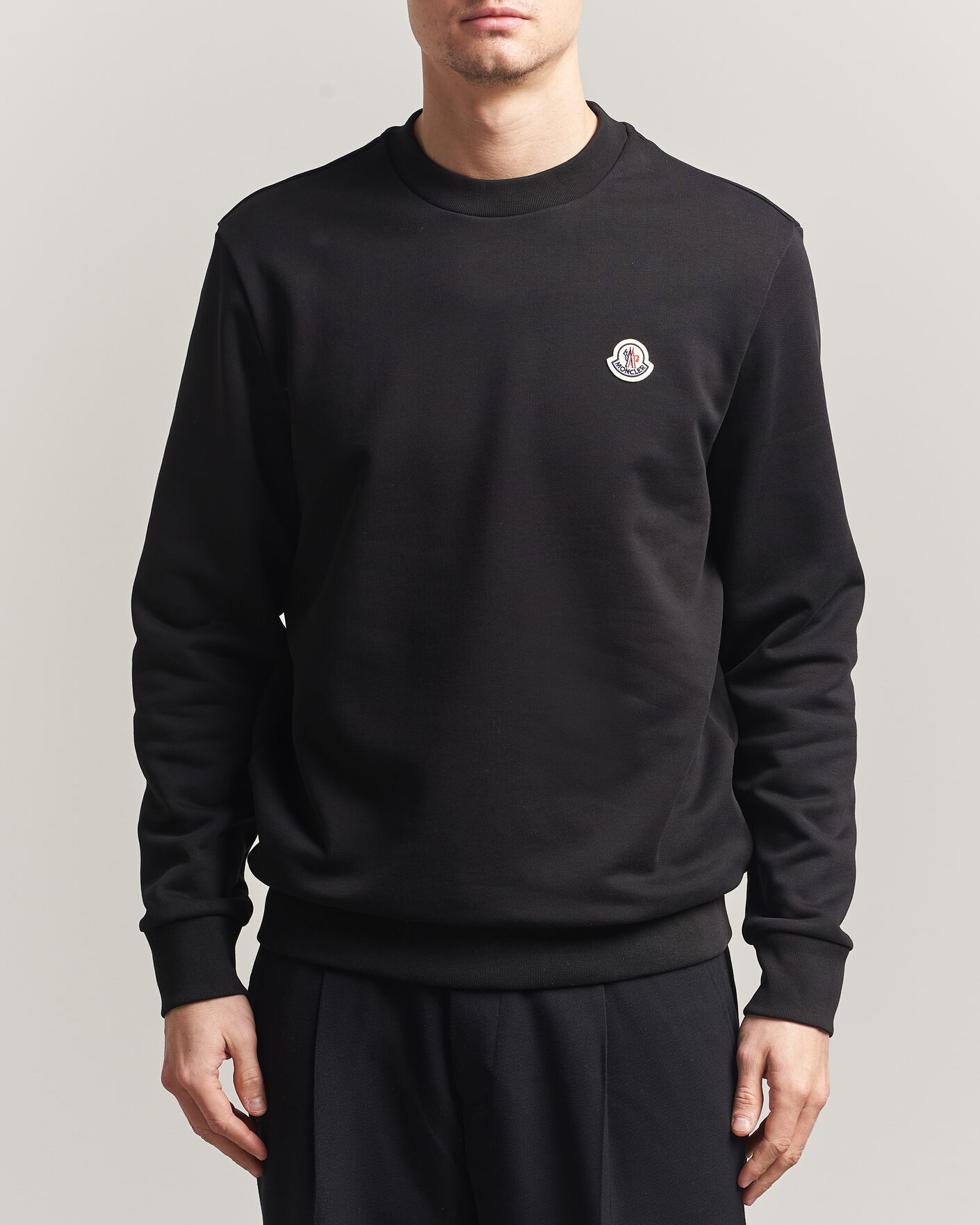 Herre | Trøjer | Moncler | Logo Sweatshirt Black