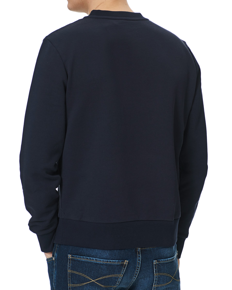 Herre | Trøjer | Moncler | Embroidered Logo Sweatshirt Navy