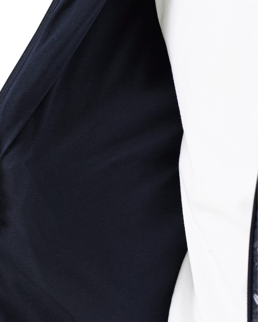 Herre | Trøjer | Moncler | Hooded Hybrid Full Zip Navy