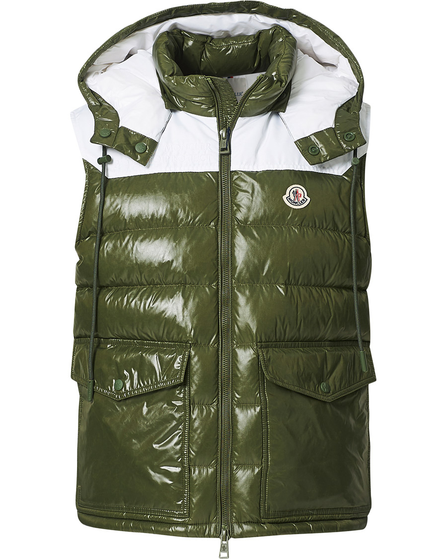 Herre | Jakker | Moncler | Genichi Down Vest Forest Green