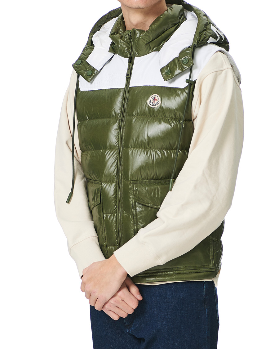 Herre | Jakker | Moncler | Genichi Down Vest Forest Green