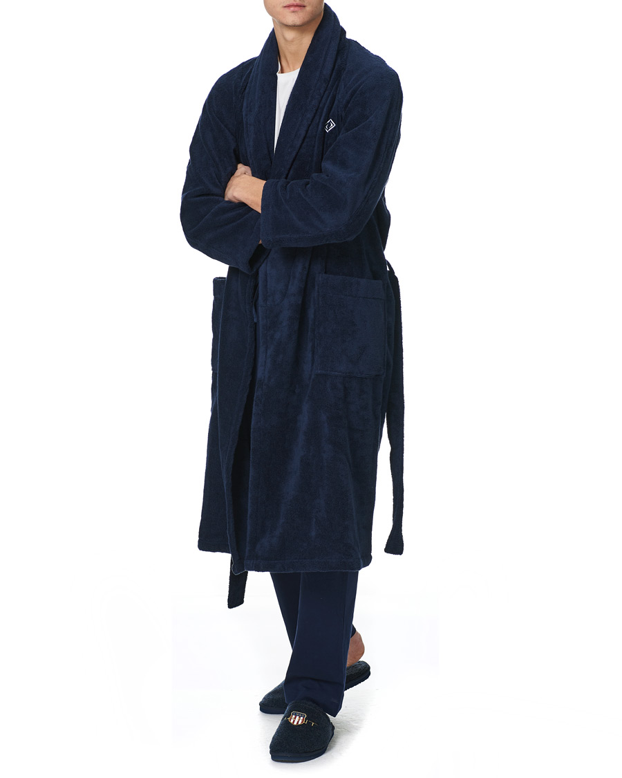 Herre | Pyjamas & Morgenkåber | Ralph Lauren Home | Langdon Shawl Collar Bathrobe Midnight