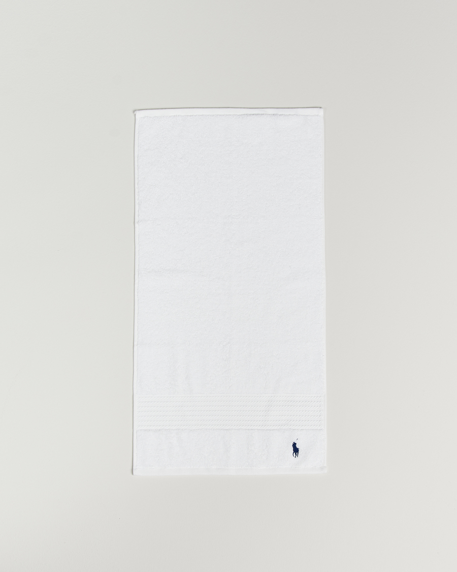Herre | Ralph Lauren Home Polo Player Guest Towel 40x75 White | Ralph Lauren Home | Polo Player Guest Towel 40x75 White