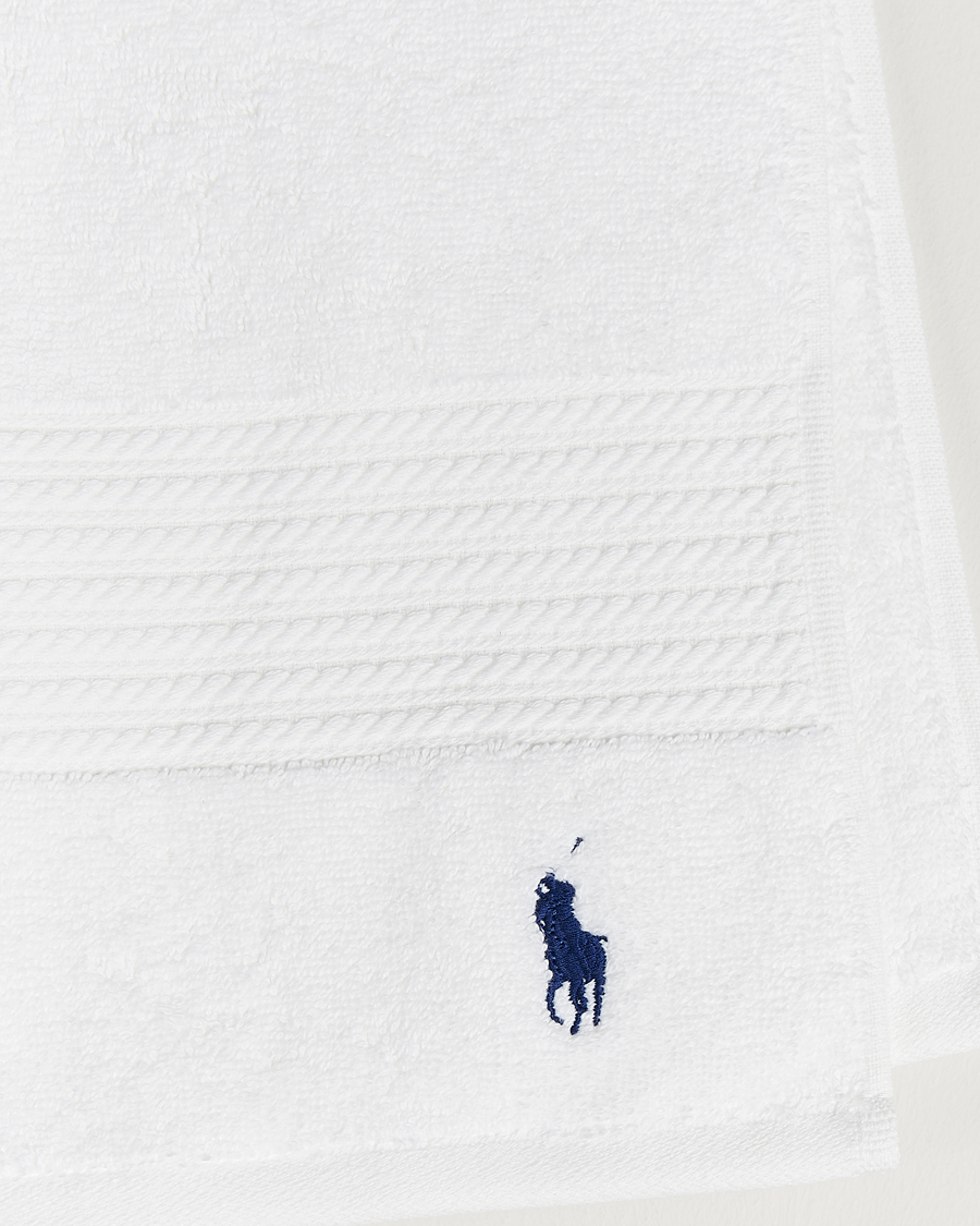 Herre | Ralph Lauren Home Polo Player Guest Towel 40x75 White | Ralph Lauren Home | Polo Player Guest Towel 40x75 White