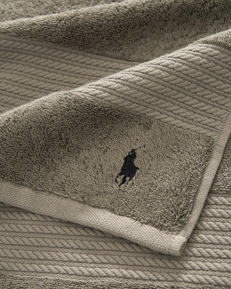 Herre | Ralph Lauren Home Polo Player Shower Towel 75x140 Pebble | Ralph Lauren Home | Polo Player Shower Towel 75x140 Pebble