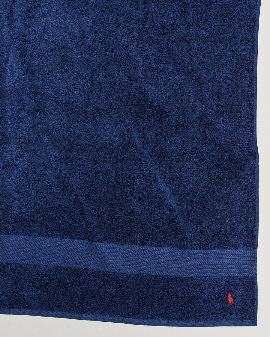 Herre | Ralph Lauren Home Polo Player Bath Sheet 90x170 Marine | Ralph Lauren Home | Polo Player Bath Sheet 90x170 Marine