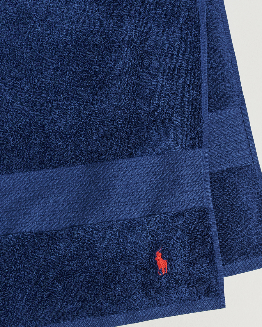 Herre | Ralph Lauren Home Polo Player Bath Sheet 90x170 Marine | Ralph Lauren Home | Polo Player Bath Sheet 90x170 Marine