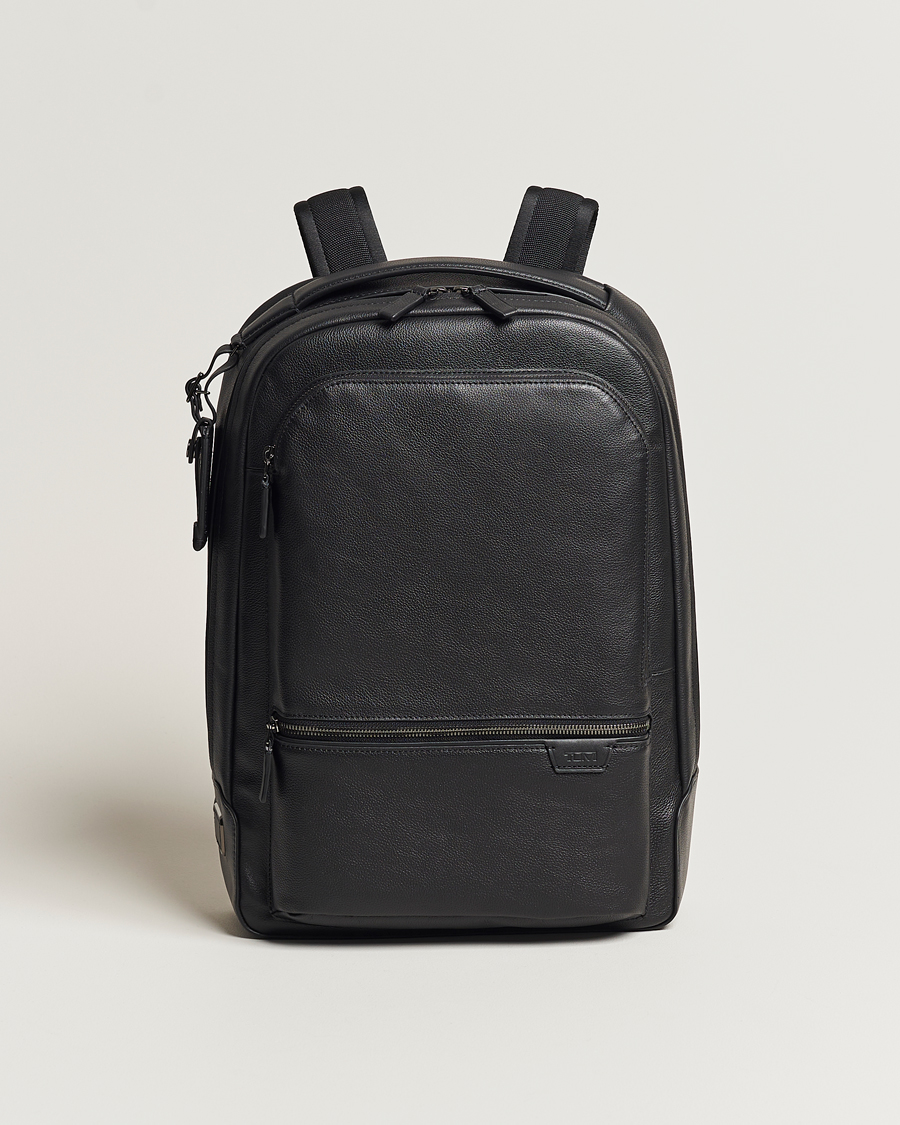 Herre | TUMI Harrison Bradner Leather Backpack Black | TUMI | Harrison Bradner Leather Backpack Black