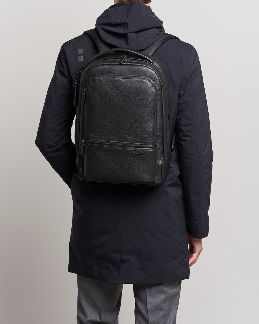 Herre | TUMI | TUMI | Harrison Bradner Leather Backpack Black