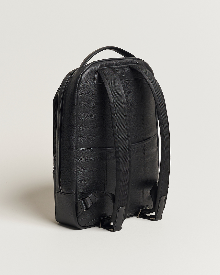 Herre | TUMI Harrison Bradner Leather Backpack Black | TUMI | Harrison Bradner Leather Backpack Black